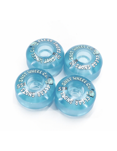 Snot Wheels Clear Snot Blue 55mm