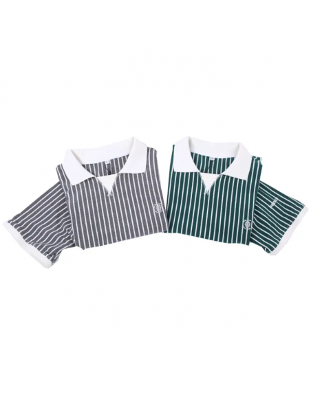Theories Brand Polo Pique Stripes