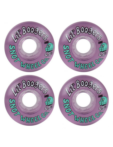 Snot Wheels Lil Boogers Clear Purple 45mm