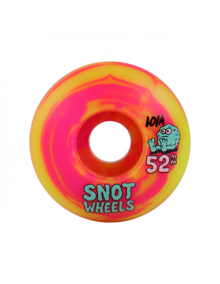 Snot Wheels Swirl wheels 52mm Yellow Pink