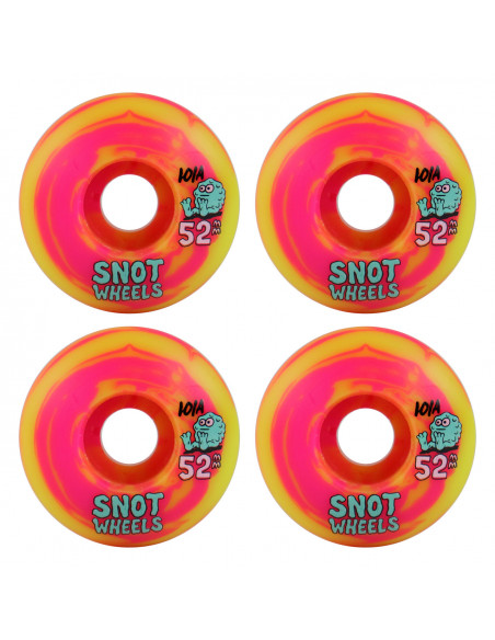 Snot Wheels Swirl wheels 52mm Yellow Pink