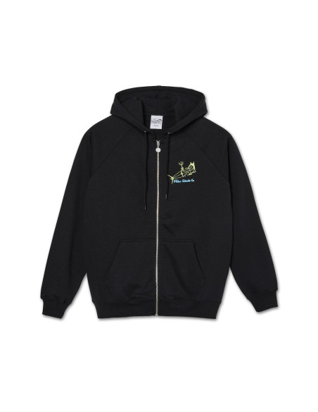 Polar Skate co Devil Woman Zip hoodie black