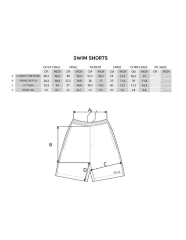 Polar Skate co Art Swim Shorts Blue