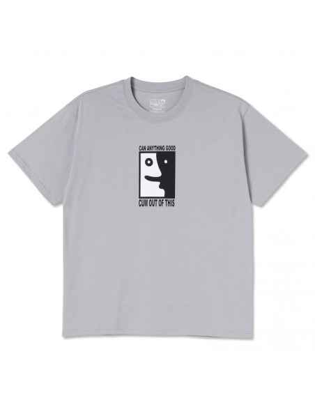 Polar Skate co Anything Good Tee Silver Grey
