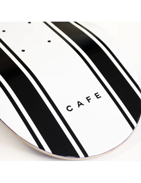 Skateboard cafe Stripe deck White/Black
