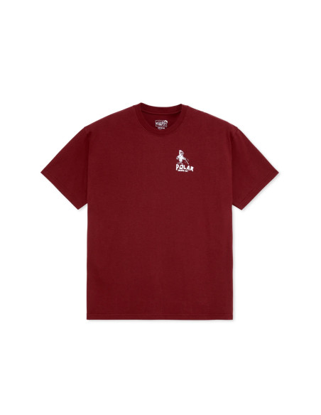 Polar Skate co Reaper tee Wine