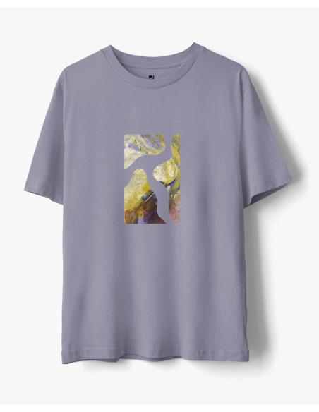 Poetic Collective Cut Logo tee  Pale Purple