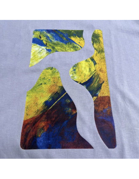 Poetic Collective Cut Logo tee  Pale Purple