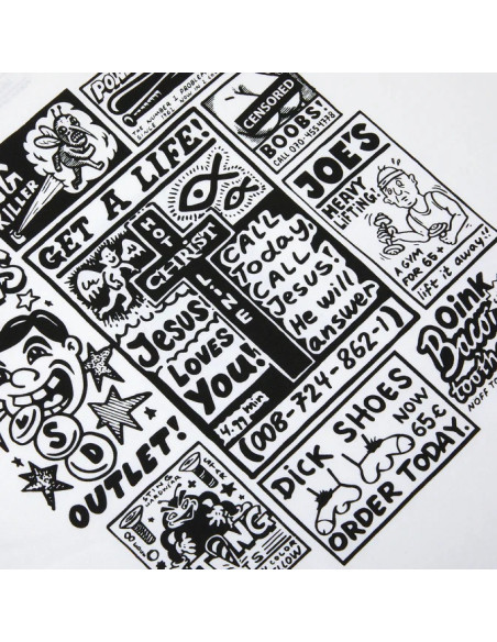 Polar Skate co Classifieds Long Sleeve white