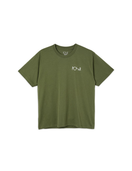 Polar Skate co Stoke Logo Tee Uniform Green