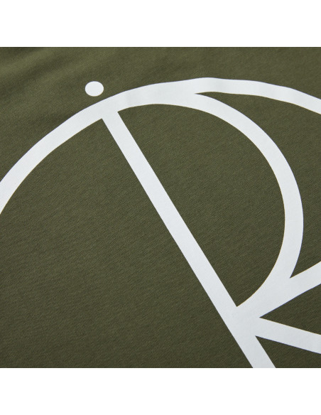 Polar Skate co Stoke Logo Tee Uniform Green
