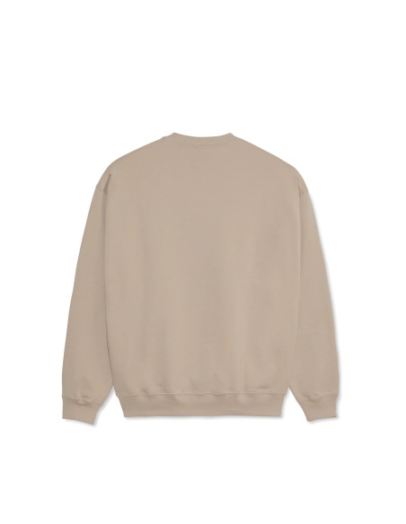 Polar Skate co Faces Crewneck Taupe