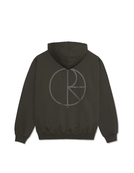Polar Skate co Stroke Logo Hoodie Dirty Black