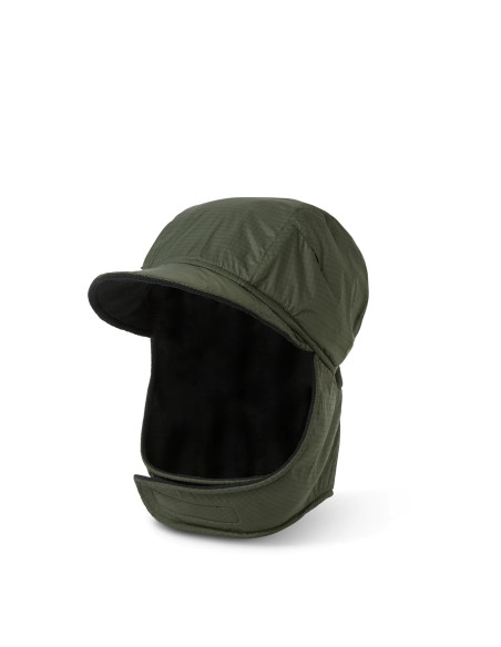 Polar Skate co Luke Flat Cap Ripstop Grey green
