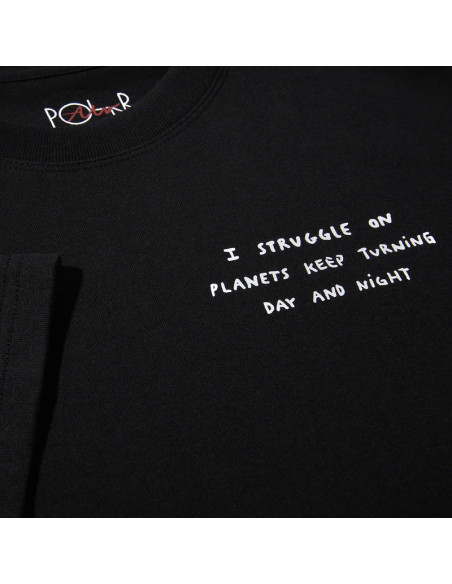 Polar Skate co Struggle tee Black
