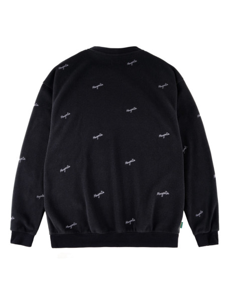Magenta Skateboards Loop Fleece Crewneck Black