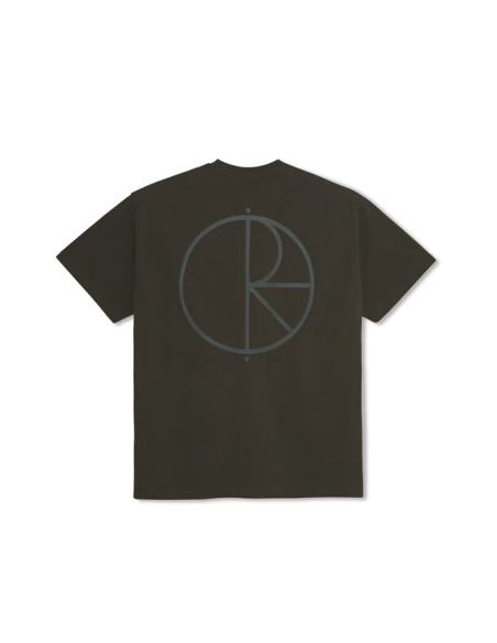 Polar Skate co Stroke Logo Tee Dirty Black