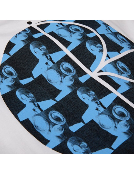 Polar Skate co Klez Fill Logo tee White/Blue