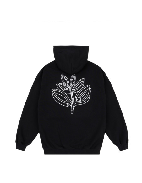 Magenta Skateboards Brutalista Zipped Hoodie Black