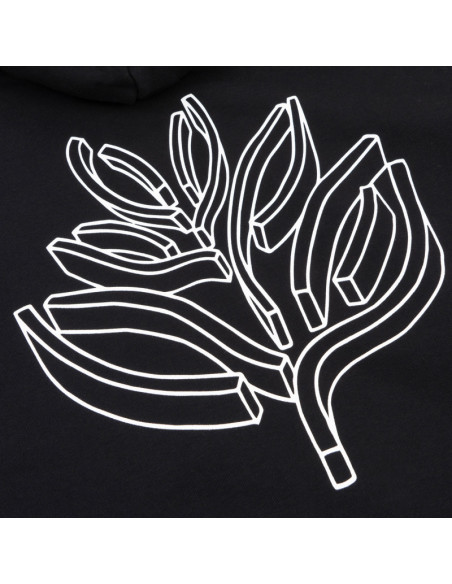 Magenta Skateboards Brutalista Zipped Hoodie Black