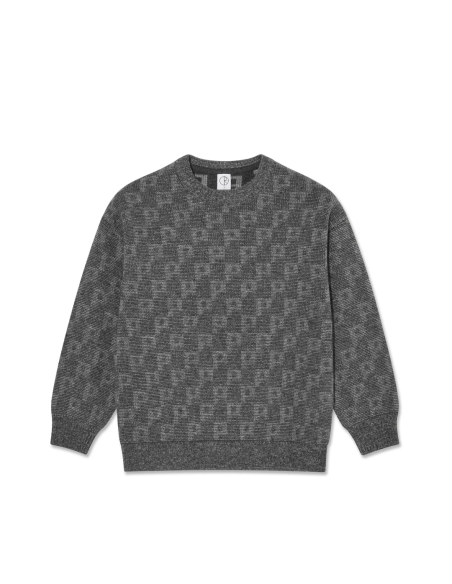 Polar Skate co George Sweater | P Pattern - Grey