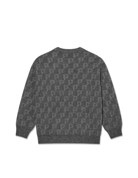 Polar Skate co George Sweater | P Pattern - Grey
