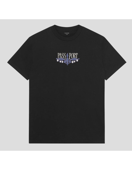 Passport Skateboards Lily of The Valley Tee - Black