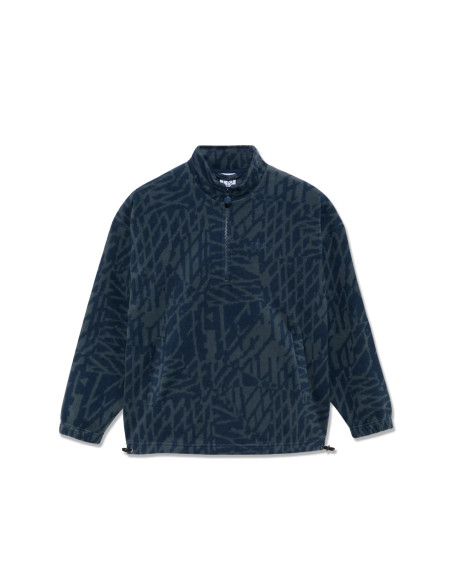 Polar Skate co TK Fleece Pullovers Blue/Grey