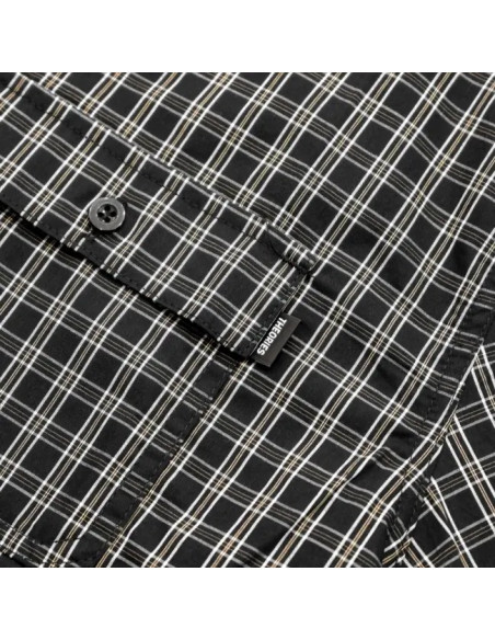 Theories Brand Quarter Zip Field Shirt Black