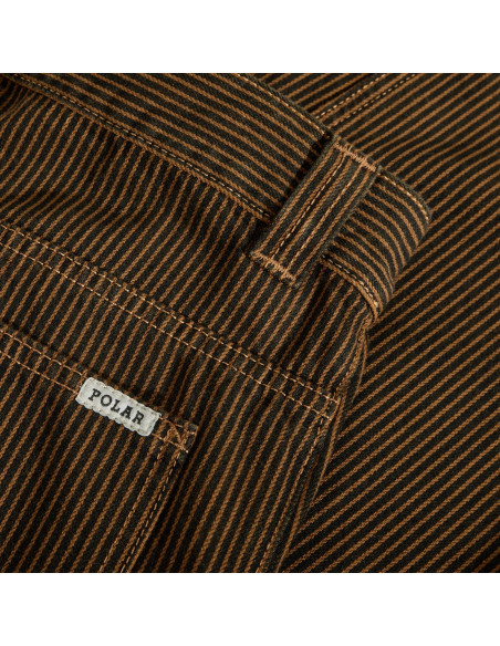 Polar Skate co 93! Work Pants Hickory Stripe Rust