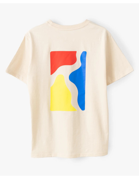 Poetic Collective Color Logo tee Natural