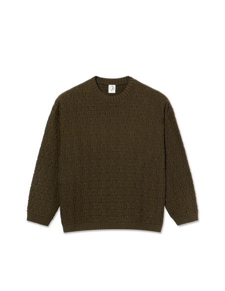 Polar Skate co Alex Sweater Brown