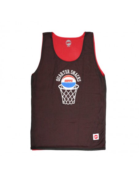 Hopps X Quartersnacks Mesh Jersey Reversible Black/Red