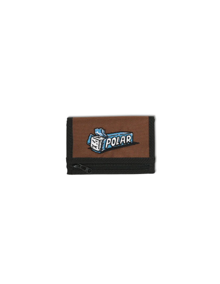 Polar Skate co Bubblegum Key Wallet Brown