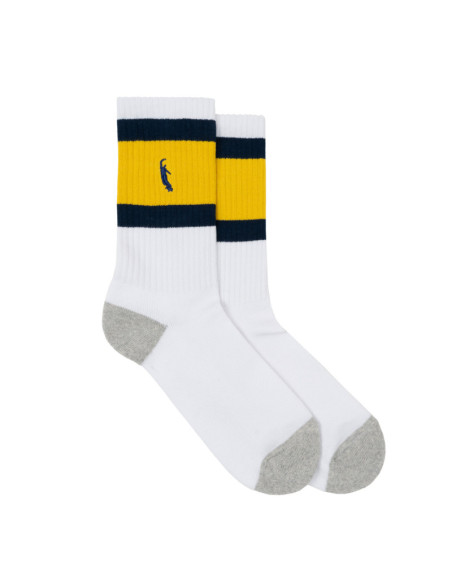 Magenta Skateboards PWS Stripe socks Yellow