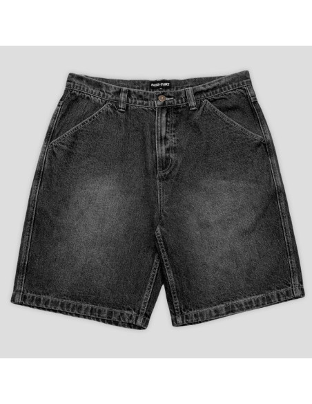 Passport Skateboards Workers Club Jean Short - Faded Washed Black