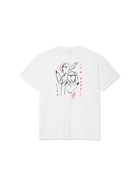 Polar Skate co Life In a Bubble tee White