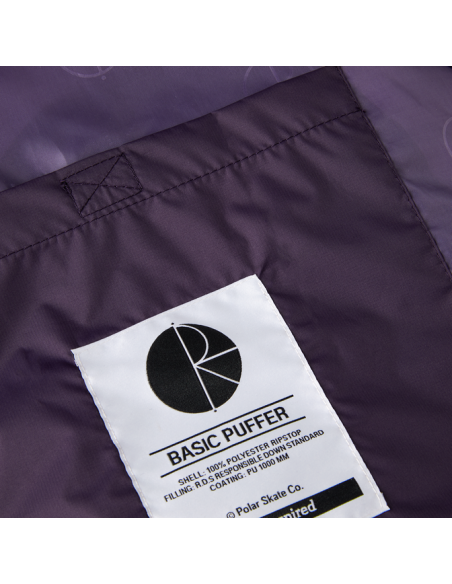 Polar Skate co Basic Puffer Dark Violet