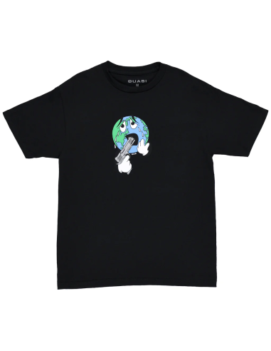 Quasi Skateboards Small World Tee Black