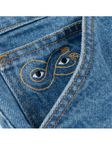 Magenta Skateboards Og Denim Short Blue