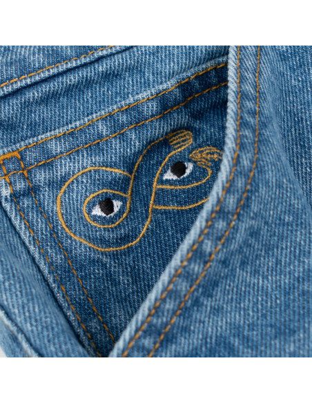 Magenta Skateboards Og Denim Short Blue