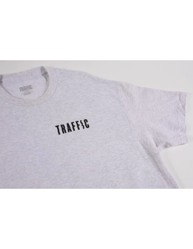 Traffic Skateboards Caution tee Grey