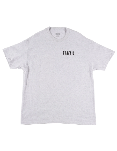Traffic Skateboards Caution tee Grey