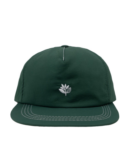 Magenta Skateboards Plant Nylon Snapback Forest Green
