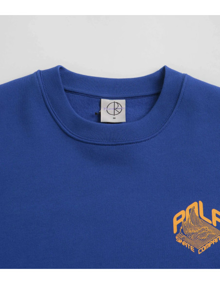 Polar Skate co Graph Crewneck Egyptian Blue