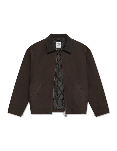 Polar Skate co Cliff Jacket With Quilted Lining - Chocolate