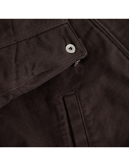 Polar Skate co Cliff Jacket With Quilted Lining - Chocolate