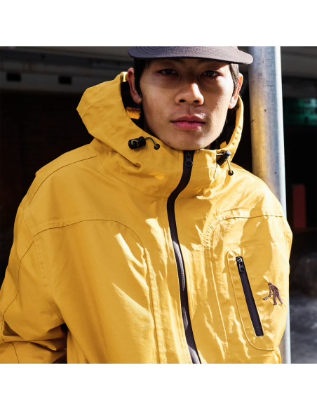 Passport Skateboards Workers Rain Jacket Marigold