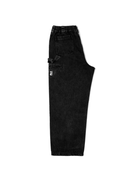 Split Pant - Black Denim Wash