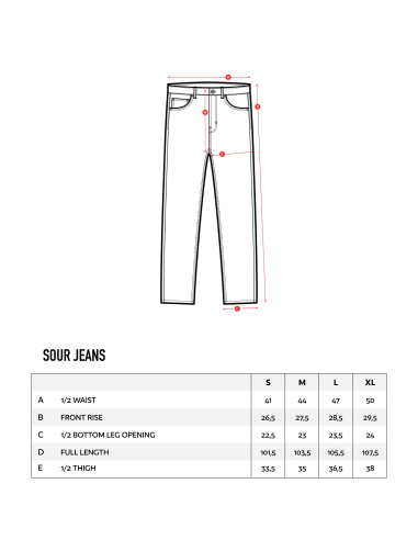 Sour Solution Relaxed Jeans Light Blue